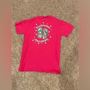 Flip flop tshirt - GILDAN adult small - NEW